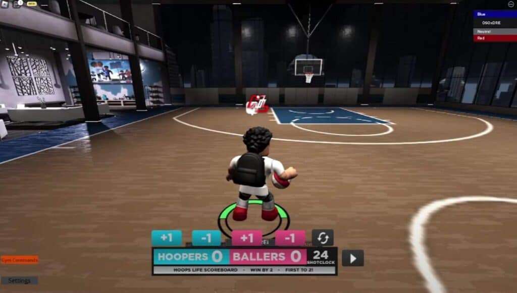 Image of Hoops Life Basketball gameplay